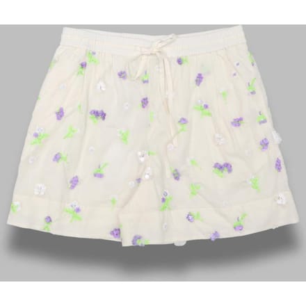 jelena geborduurde mini shorts