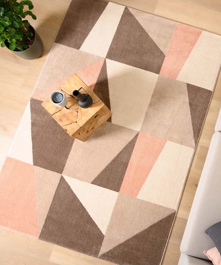 Loper blokken - Aria Cube roze 80x250