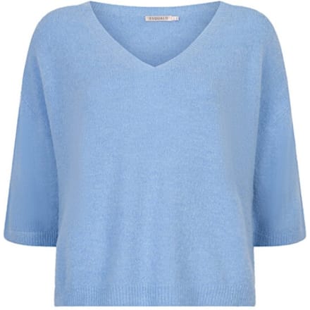 Esqualo sweater SP26-07007 - Pacific Blue