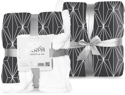 Faro Sherpa Fleece Deken Graphic - 150 x 200 cm - Polyester