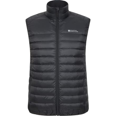 Mountain Warehouse Heren Featherweight II Gilet (Zwart)