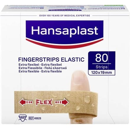Hansaplast Elastisch Vingerpleister 120 x 20 mm 80st.