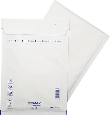 100 stuks - Luchtkussen enveloppen D (Bubbeltjes envelop D/14) 180 x 265 mm
