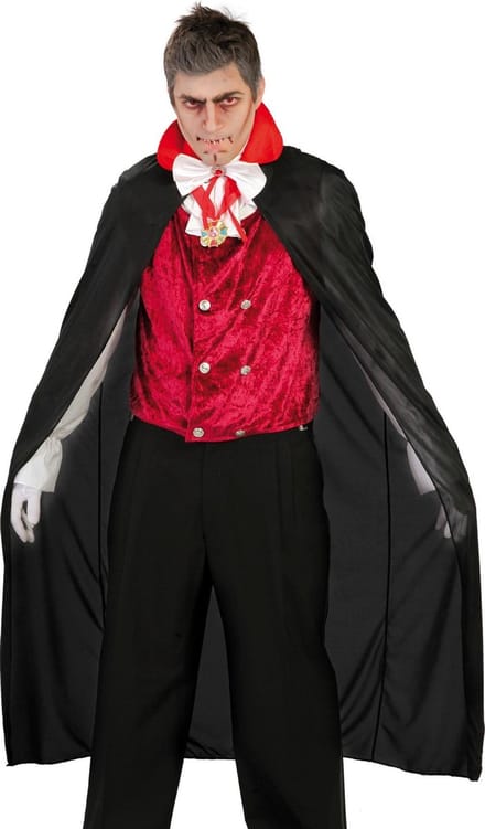 Fiestas Guirca - Vampier cape volwassenen - 140 cm