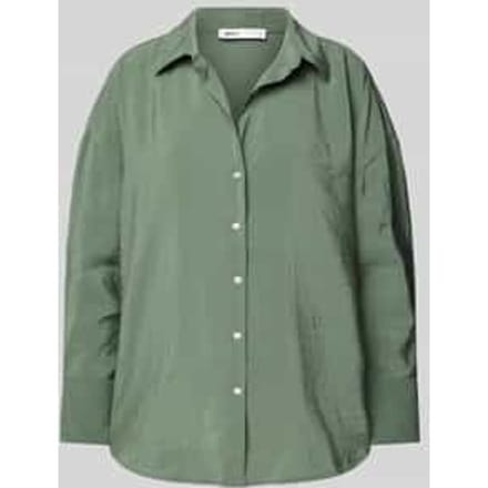 Overhemdblouse met overhemdkraag model 'ZAZIMA'