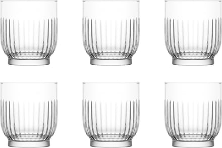 Mammoet - Waterglas - Lily - 33 cl - Transparant glas - Glazenset - 6 stuks