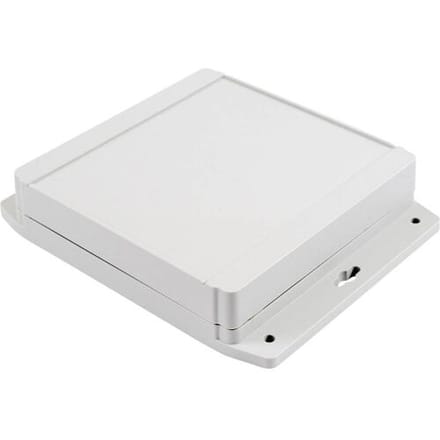 Hammond Electronics 1555R2F17GY Universele behuizing 160 x 160 x 38 Polycarbonaat Lichtgrijs 1 stuk(s)