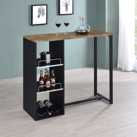 Bartafel PIAVA met plank in wilde eikenlook