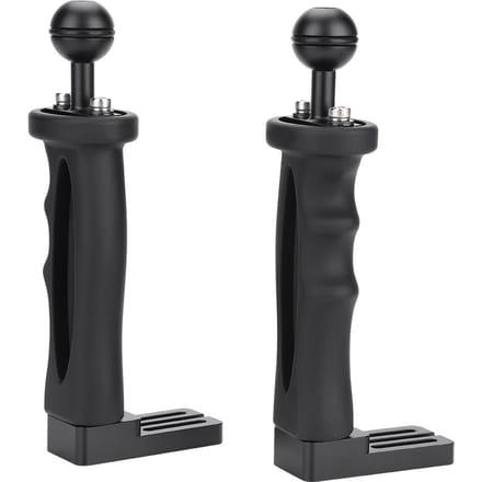 Aluminium Bakje met Dubbele Handgrepen voor Onderwater Camera Behuizing Case Accessoire black