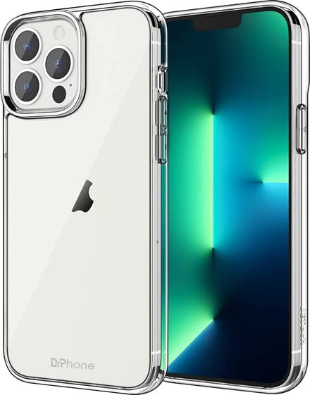 DrPhone IH3 - Siliconen Hoesje - Schokbestendig - TPU - Geschikt voor iPhone 13 Pro Max - Transparant