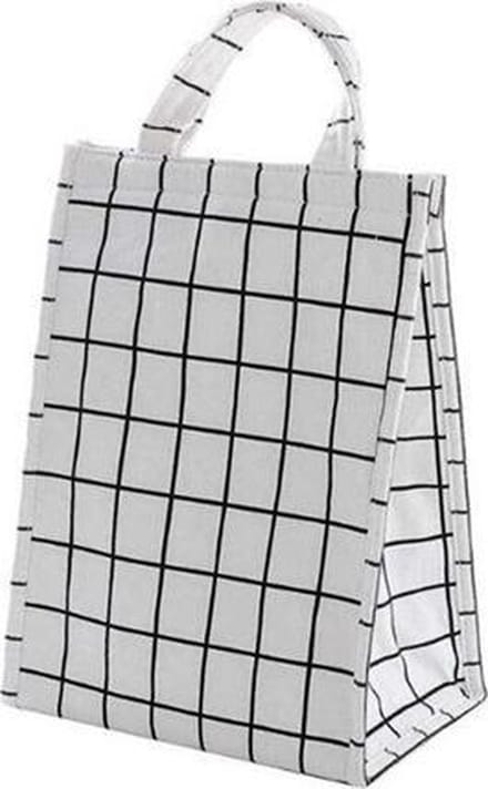 Lunchtas ruitjes - Geïsoleerde binnenkant - 6 liter - BPA-vrij