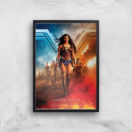 DC Wonder Woman Giclee Art Print - A2 - Black Frame