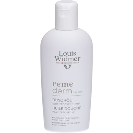 Louis Widmer Remederm Dry Skin Doucheolie Licht Geparfumeerd 200 Etherische olie