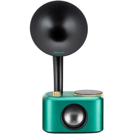Sangean CP-100D Gramophone Radio DAB+, VHF (FM) AUX, Bluetooth, USB Touchscreen, Oplaadbaar Turquoise