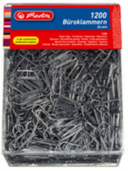 Herlitz paperclips - verzinkt - 32 mm - 1.000 stuks