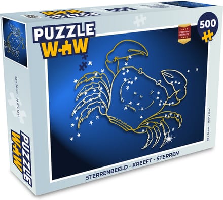 Puzzel Sterrenbeeld - Kreeft - Sterren - Legpuzzel - Puzzel 500 stukjes
