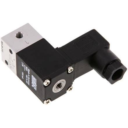 3/2 M5 NC Magneetventiel 24V DC -0.95-8bar/-13.2-112psi Airtec