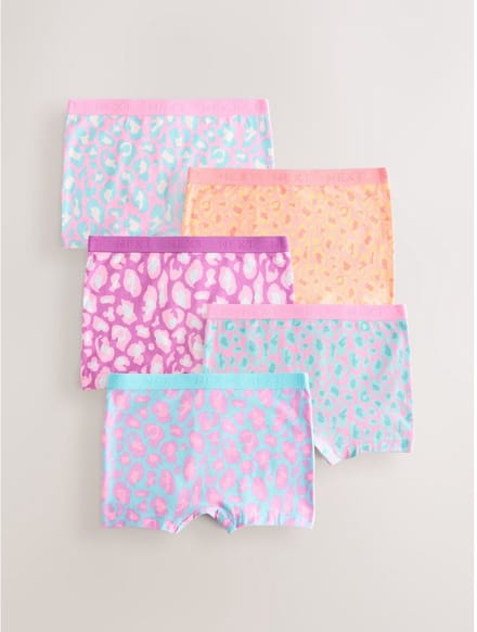 Next - Meisjes - Set van 5 korte slips - Paars