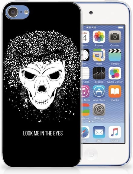 Silicone Back Case Apple iPod Touch 5 | 6 Skull Hair