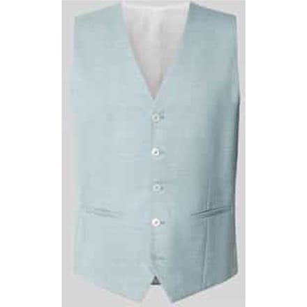 Gilet met V-hals en paspelzakken