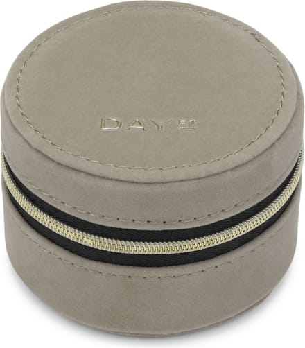 DAY ET Sieradendoos Day Jewelry Zip Round Cobbelstone Kaki