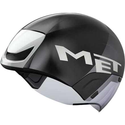 MET Codatronca Fietshelm - Tijdrit - Maat S - Black Silver Matt Glossy