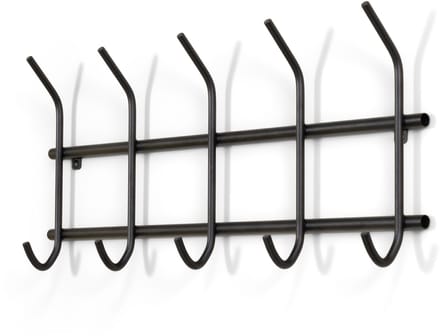 Spinder Design Wandkapstok EZRA - Zwart - Staal