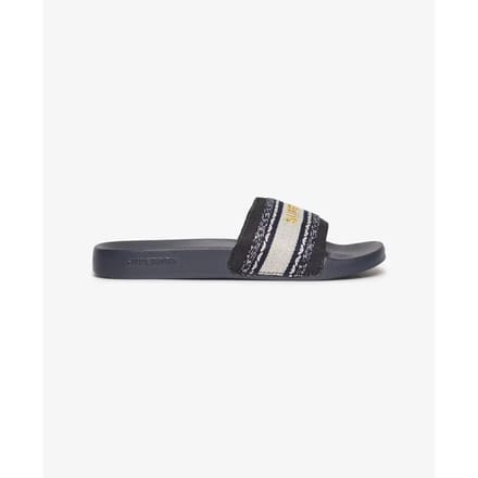 Superdry - Vegan geweven badslippers - Dames - Slippers
