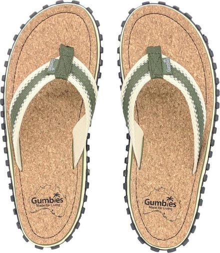 Gumbies | Corker | Teenslippers | Unisex  | Khaki | Maat 37