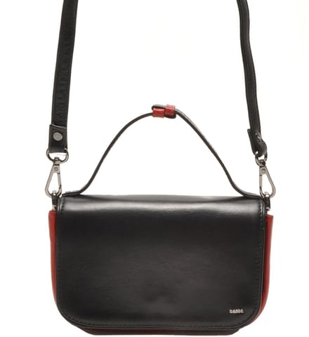 Berba | Soft | Crossbody-tas | Schoudertas | Handtas | Zwart | Leer