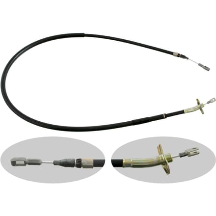Kabel, parkeerrem FEBI BILSTEIN 09500 links