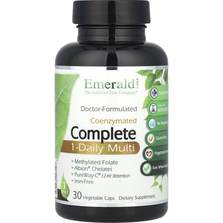Emerald Laboratories, Co-enzymatisch Perfect One Dagelijkse Multi, 30 Vegetarische Capsules