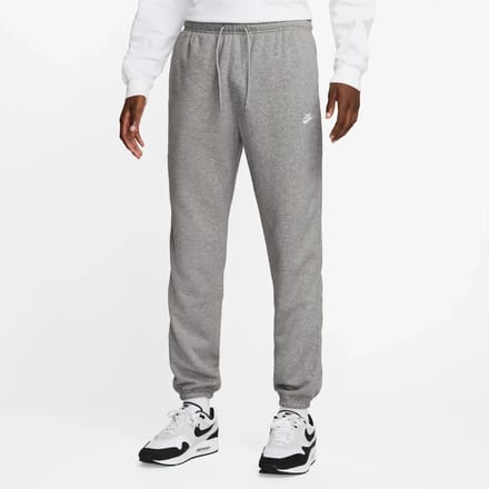 Nike fleece Broeken Heren - Grijs - Maat M