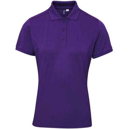 Premier Dames/Dames Coolchecker Plus Poloshirt (Paars)