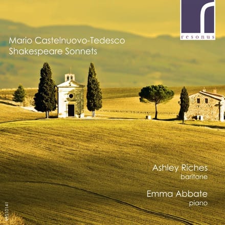 Ashley Riches, Emma Abbate - Tedesco: Shakespeare Sonnets (CD)