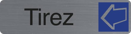 Exacompta 67156E Plaque adhésive Tirez FR