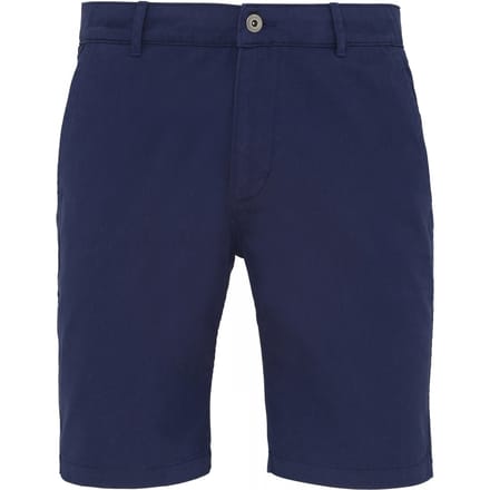 Asquith & Fox Heren Casual Chino Shorts (Marine)