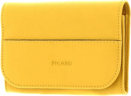PICARD Leren portemonnee Legere E 1 Wallet With Flap Lemon Lichtgeel