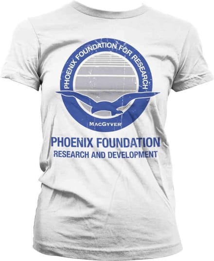 MacGyver Dames Tshirt -M- Phoenix Foundation Wit