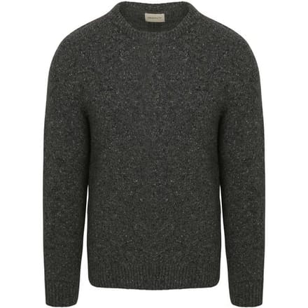 Gant Pullover Wool Blend Antraciet - Maat XXL - Heren - Pullovers