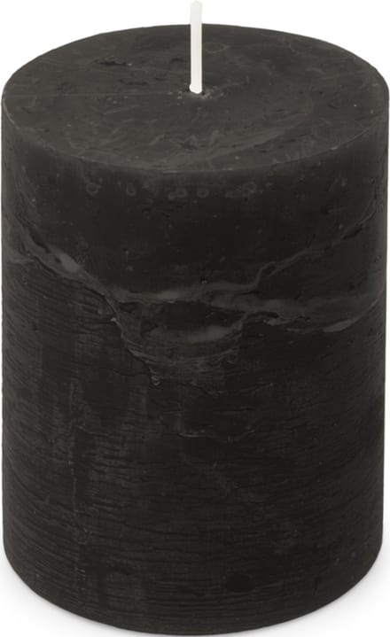 Kaars rustiek 80/110 mm zwart Spaas
