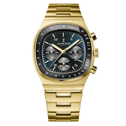 Jacob Zech - Heren Horloge Florence - Goud