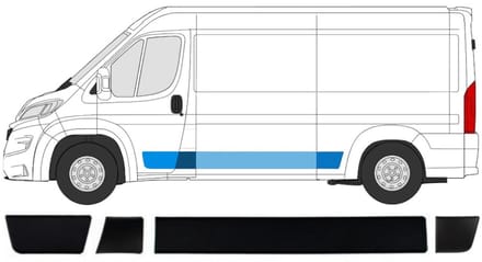 Sierlijsten set voor Opel Movano 2021- / Links