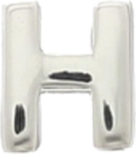 The Jewelry Collection Hanger Letter H - Zilver
