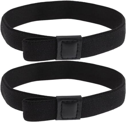 Elastische Band - Bevestigingsriem Binding Strap - Outdoor Picknick - Dubbellaags Ontwerp - 24 cm Omtrek - Zwart