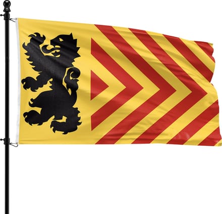 VlagDirect - Langedijk vlag - Gemeente Langedijk vlag - 90 x 150 cm.