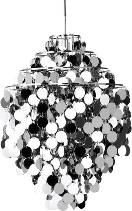 Verpan Fun 0DA Hanglamp - Chroom - unique design