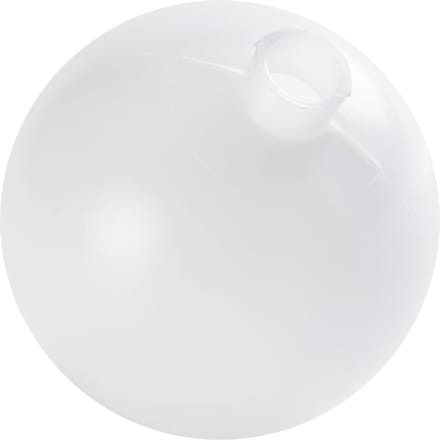 Kunststof kogel met stopcontact, wit - 5 cm