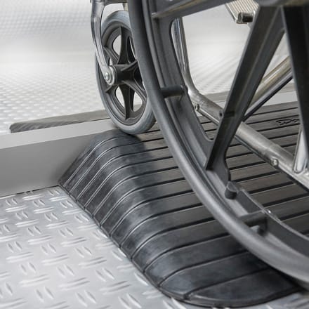 Datona® Rubberen drempelhulp 75 mm