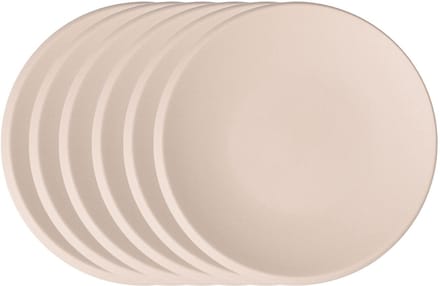 Brotteller beige NewMoon ø 16 cm Set van 6